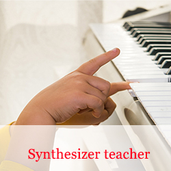Synthesizer teacher Mrs. Pujita Das in Birati